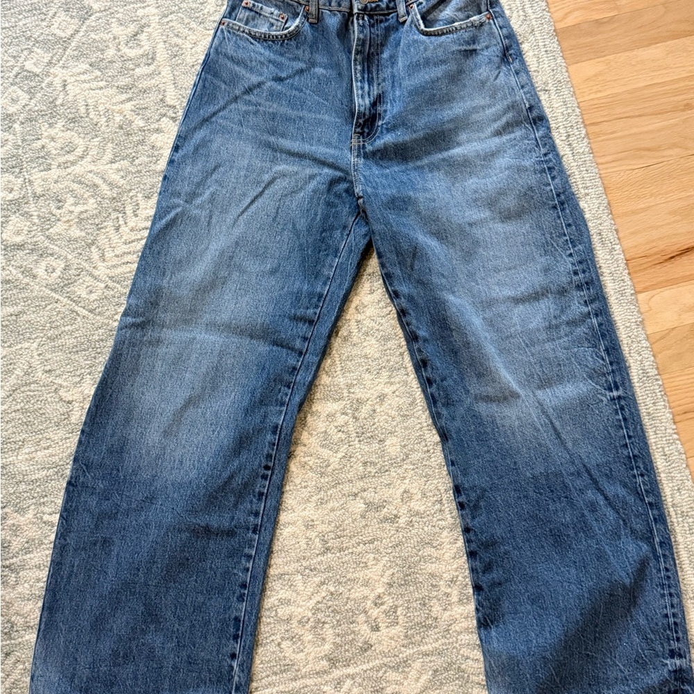 Zara Indigo Denim Pants